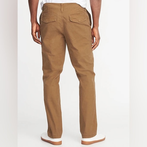 Old Navy Khaki Lived in Straight Pants (Built in Flex) - Picture 2 of 7